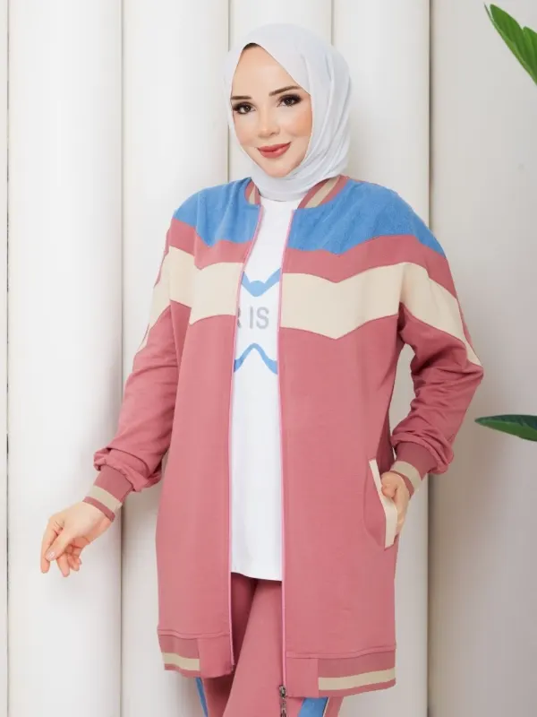 طقم نسائي أنيق ومريح من قطعتين G5485