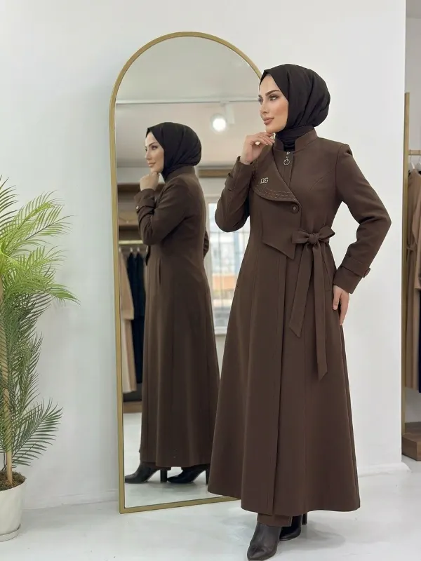 جاكيت نسائي صيفي طويل مبطن G5172