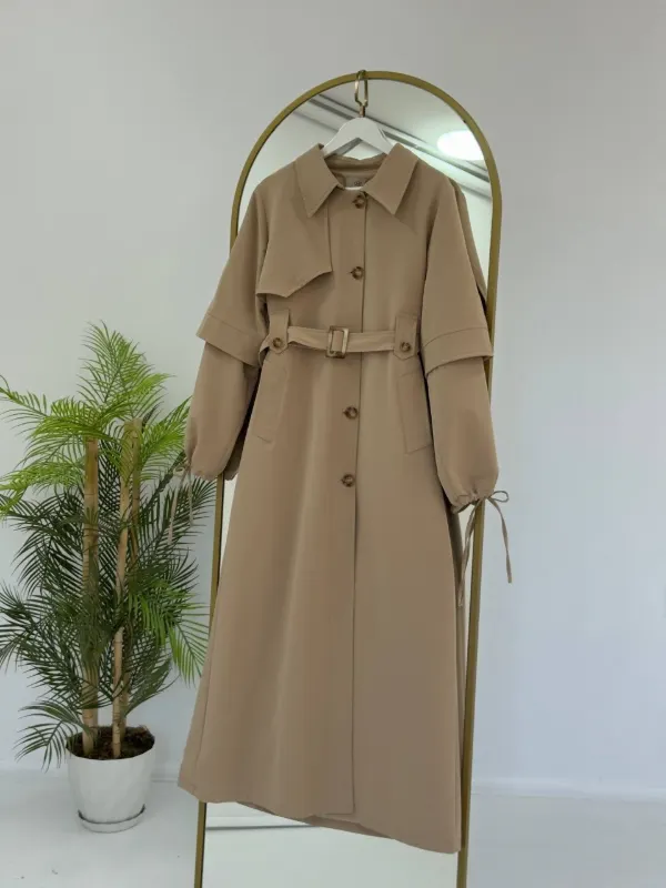 ترنشكوت نسائي بأزرار G5318