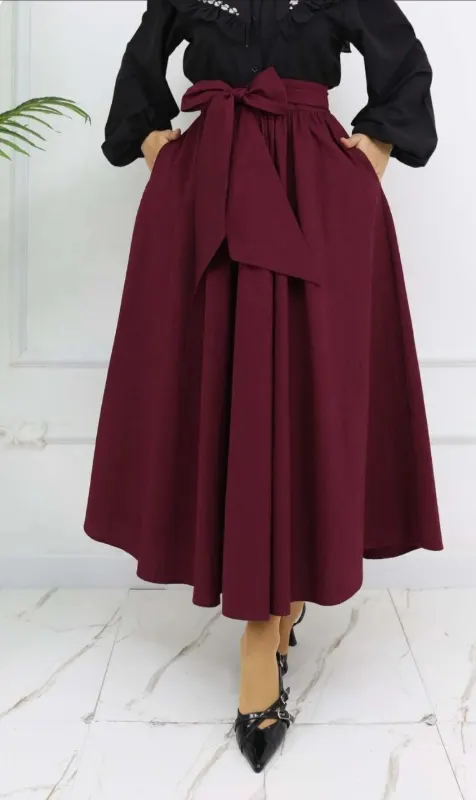 تنورة طويلة محتشمة للنساء G2880