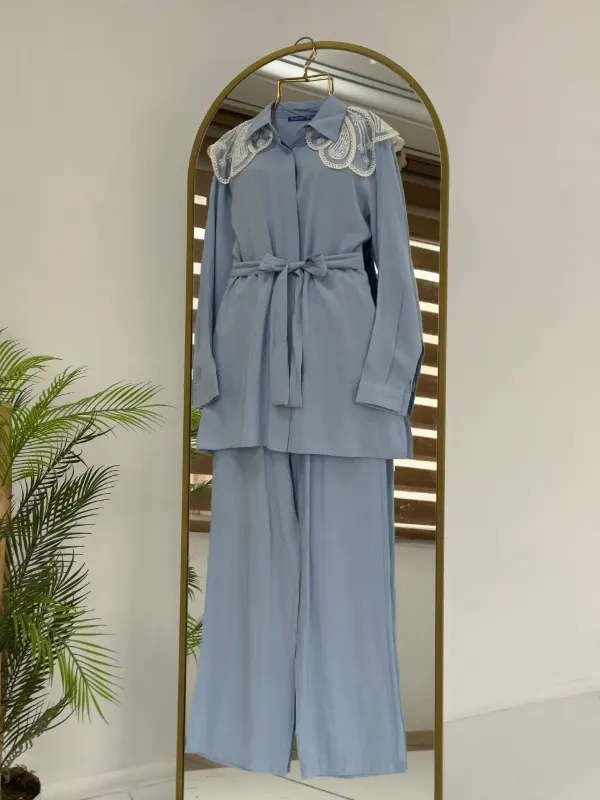 طقم نسائي أنيق ومريح من قطعتين G5038